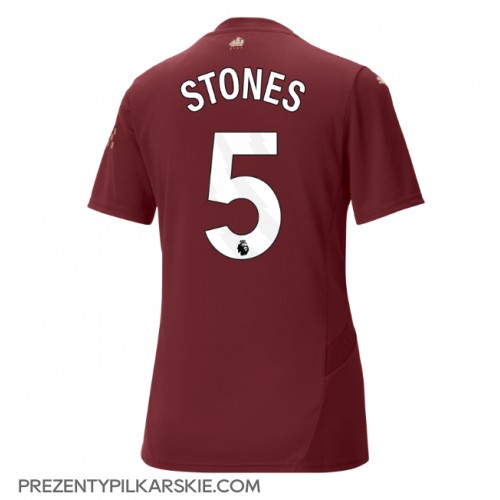 Stroje piłkarskie Manchester City John Stones #5 Koszulka Trzeciej dla damskie 2024-25 Krótki Rękaw